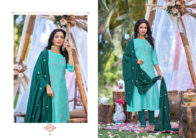 Kalaroop Rangat Cryon Viscose Readymade Suits Catalog
